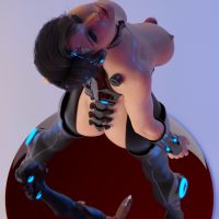 Clare3Dx - Clare: Cyberpunk Turntable - 111a