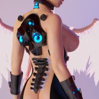 Clare3Dx - Clare & Hilda: Cyberpunk Turntable - 107a