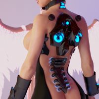 Clare3Dx - Clare & Hilda: Cyberpunk Turntable - 131a