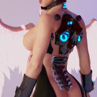 Clare3Dx - Clare & Hilda: Cyberpunk Turntable - 135a