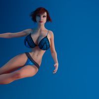 Clare3Dx - April: Lingerie - 001a
