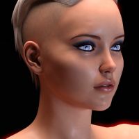 Clare3Dx - Clare: Hair Rebel White - 012a