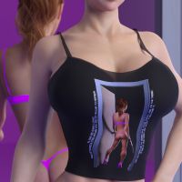Clare3Dx - Clare & Nadia: Pose in Tee - 002a