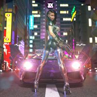 Clare3Dx - Clare: Cyberpunk 2027 4K - 018c