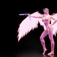 Clare3Dx - Hilda: Cyberpunk Android Valkyrie - 004a