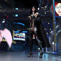Clare3Dx - Clare & Hilda: Cyberpunk Happy Birthday Kimber 4K - 001d