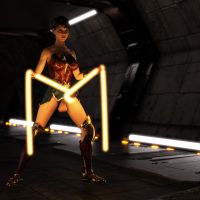 Clare3Dx - Clare: Wonder Woman Cosplay - 002b