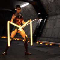 Clare3Dx - Clare: Wonder Woman Cosplay - 002d