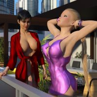 Clare3Dx - Clare & Irisa: Sex in The City - 001d