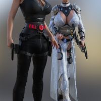 Clare3Dx - Clare & Hilda: Street Warriors WIP - 001a
