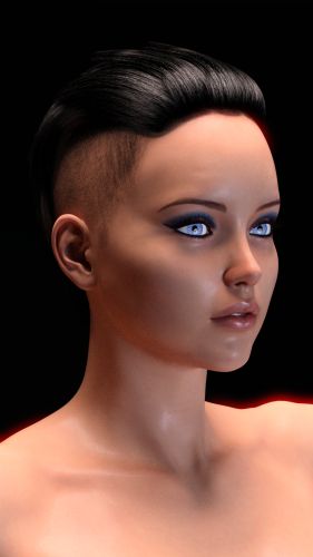 Clare: Hair Rebel Ebony - 012a