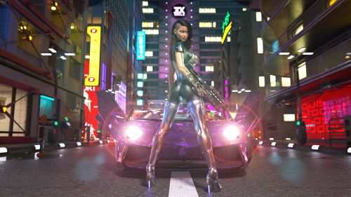 Clare: Cyberpunk 2027 4K - 018c