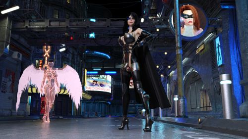 Clare & Hilda: Cyberpunk Happy Birthday Kimber 4K - 001e
