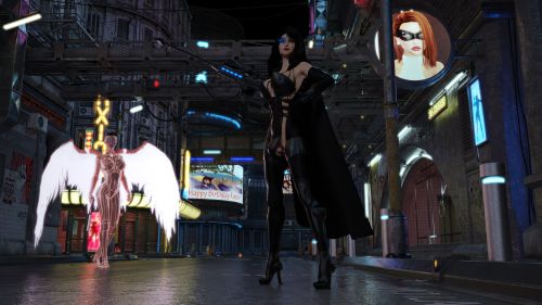 Clare & Hilda: Cyberpunk Happy Birthday Kimber 4K - 002b