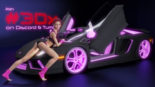 Talia: Sexy Lamborghini Babe SFW - 004a