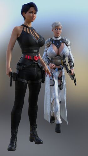 Clare & Hilda: Street Warriors WIP - 001a