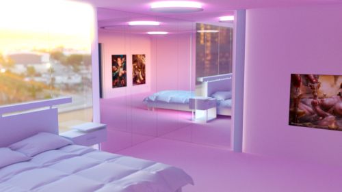 Silk Blue Room Modified Diffuse 16m 20s